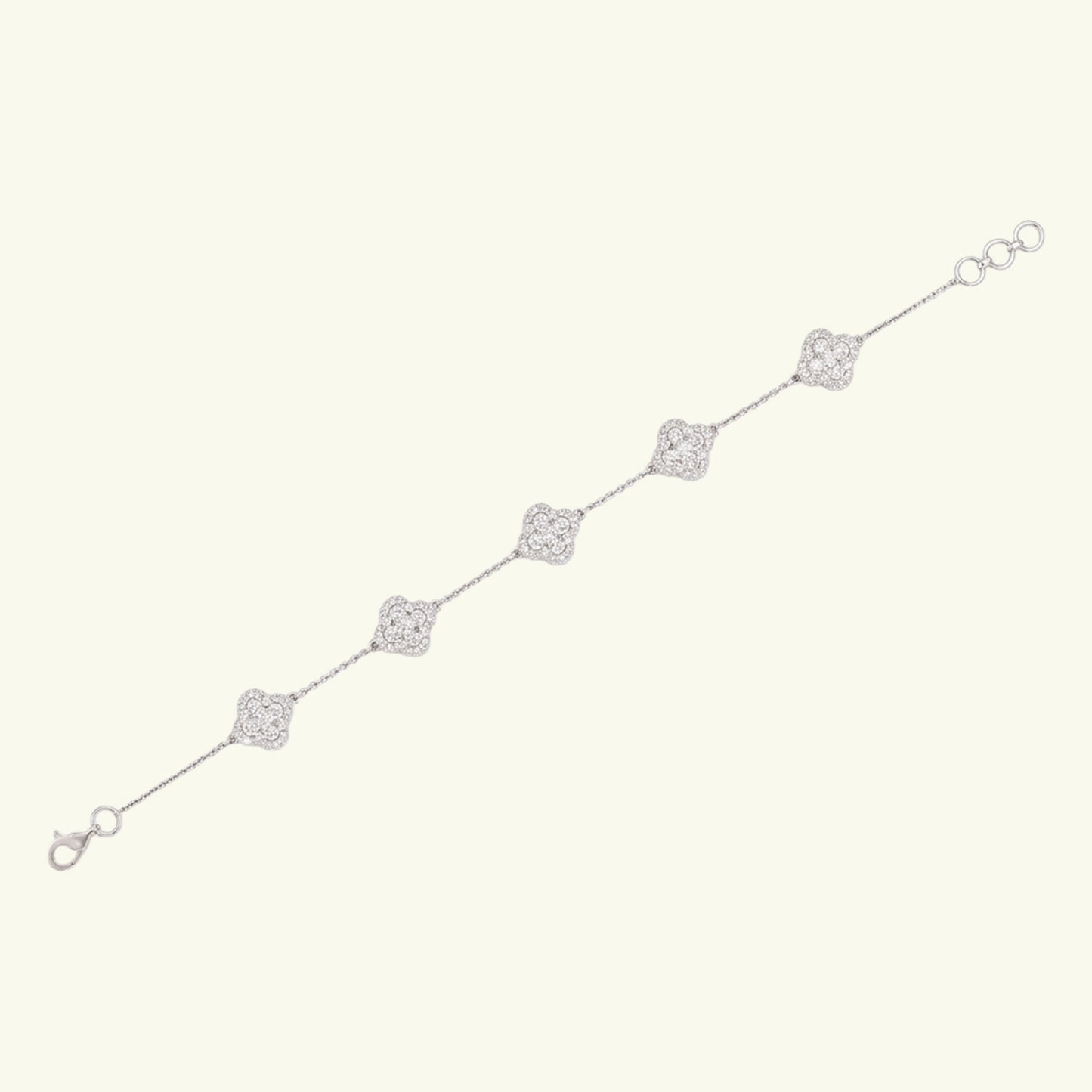 Elisse Line Diamond Station Bracelet