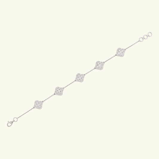 Elisse Line Diamond Station Bracelet