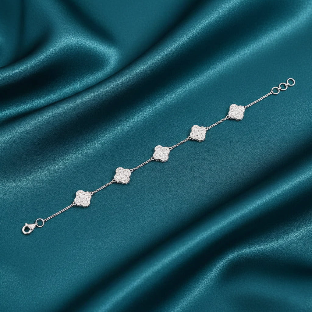 Elisse Line Diamond Station Bracelet