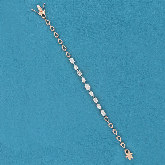 Kaelis Band Diamond Chain Bracelet