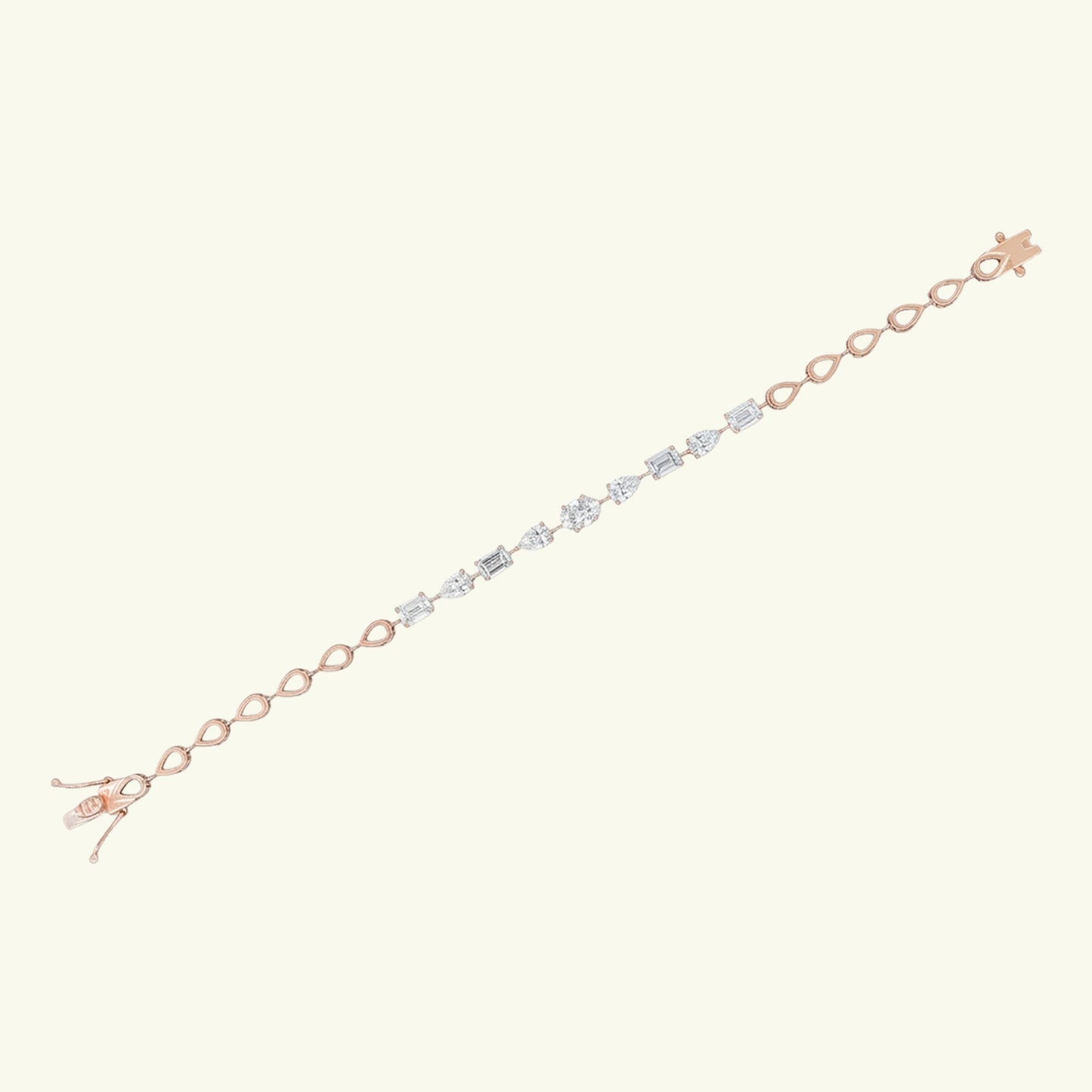 Kaelis Band Diamond Chain Bracelet