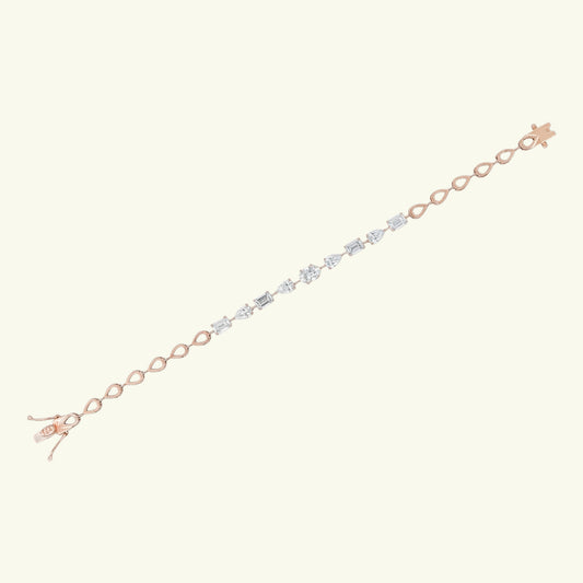 Kaelis Band Diamond Chain Bracelet