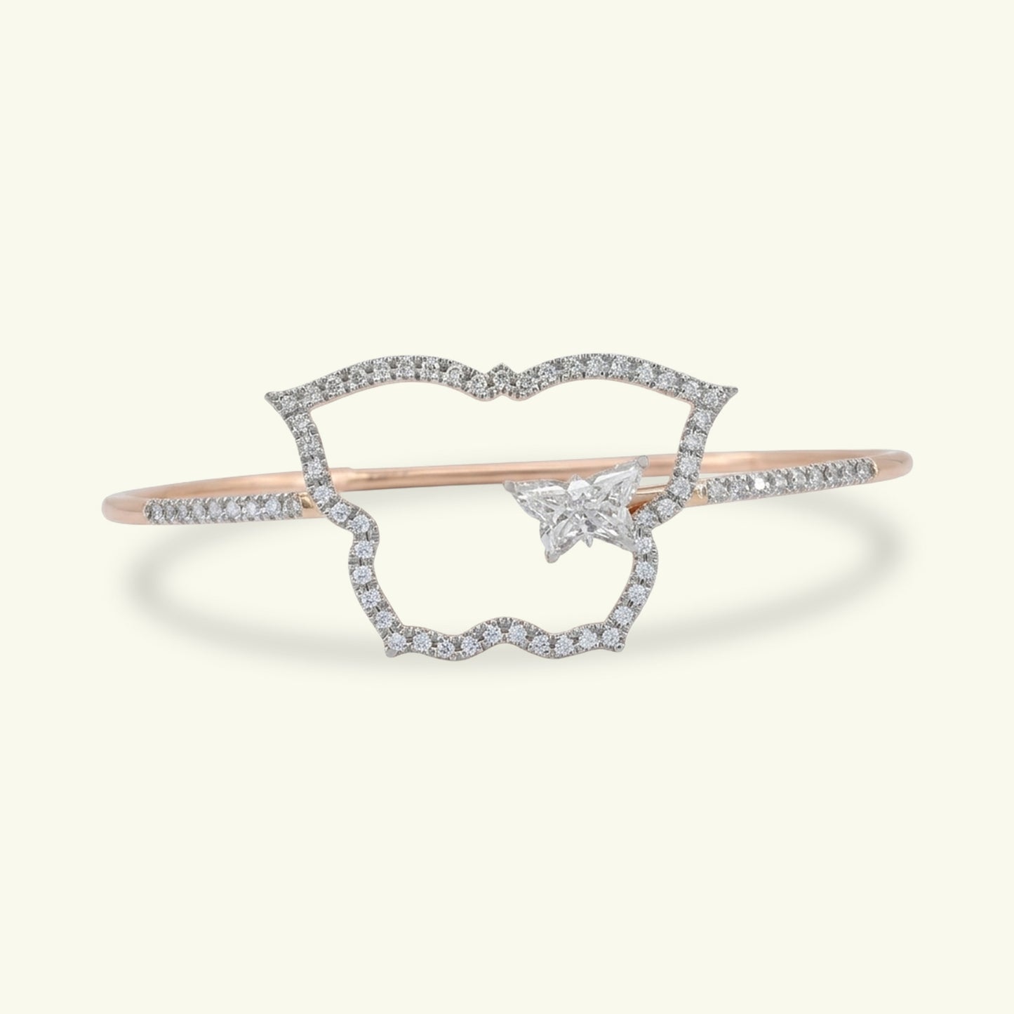 Papillon Contour Diamond Bracelet