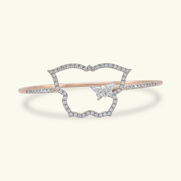 Papillon Contour Diamond Bracelet