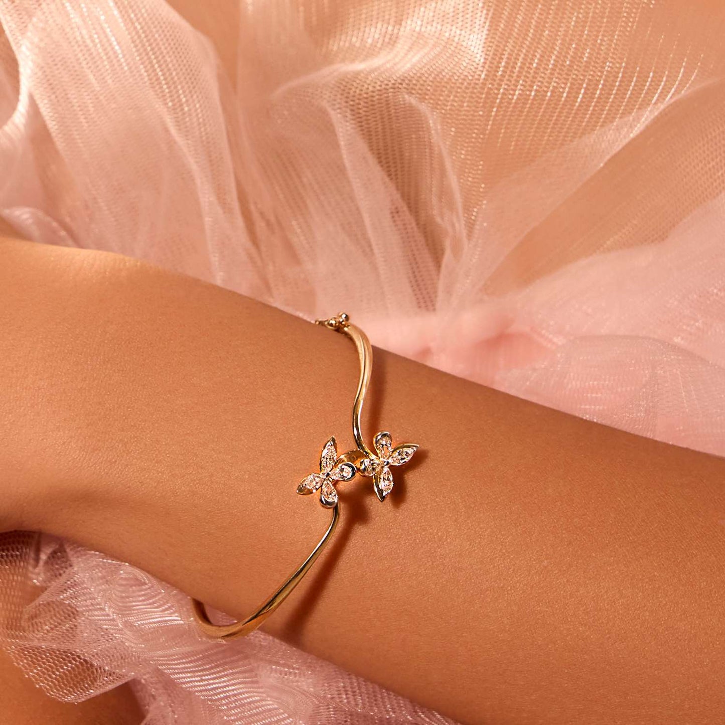 Twin Flame Icon Diamond Bracelet