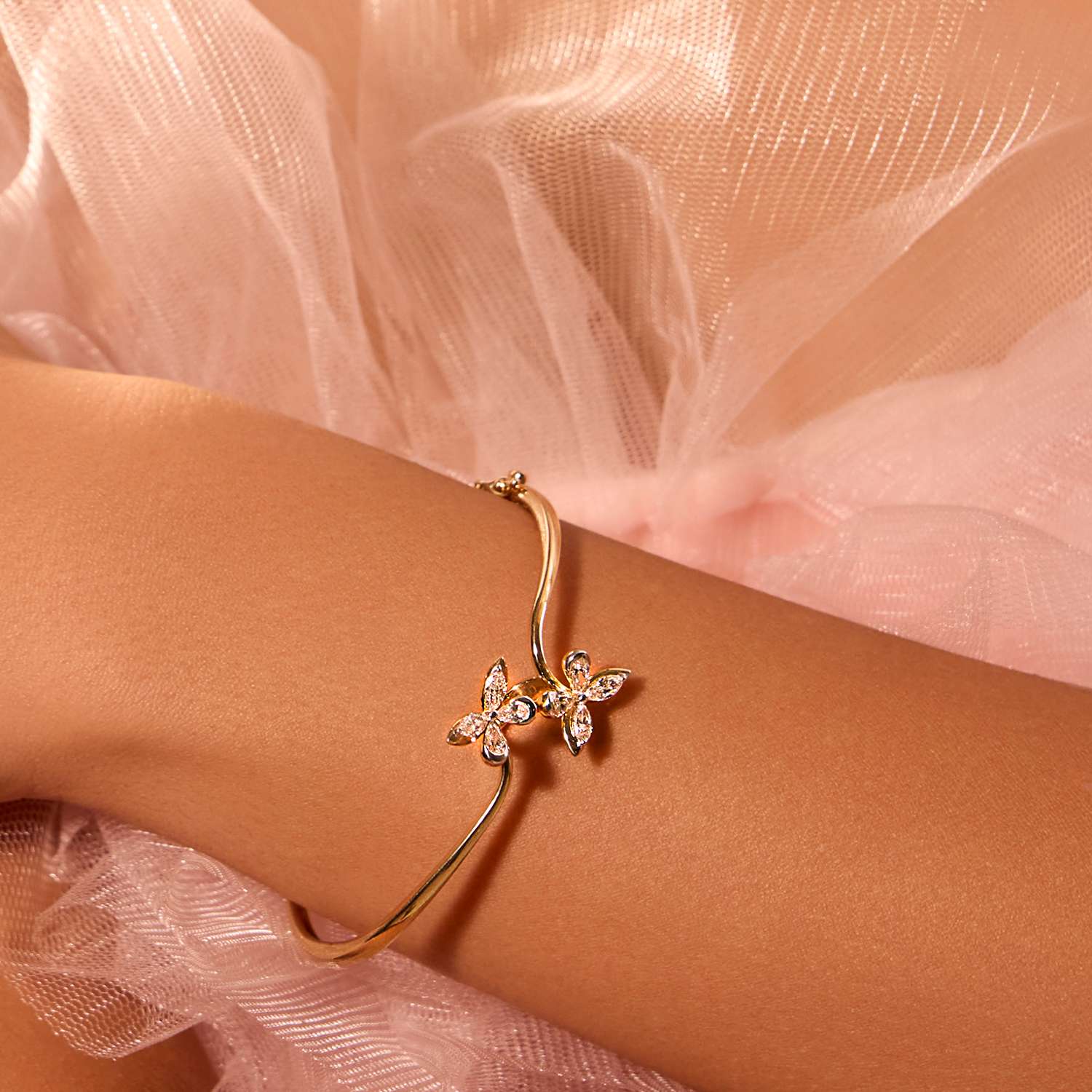 Twin Flame Icon Diamond Bracelet