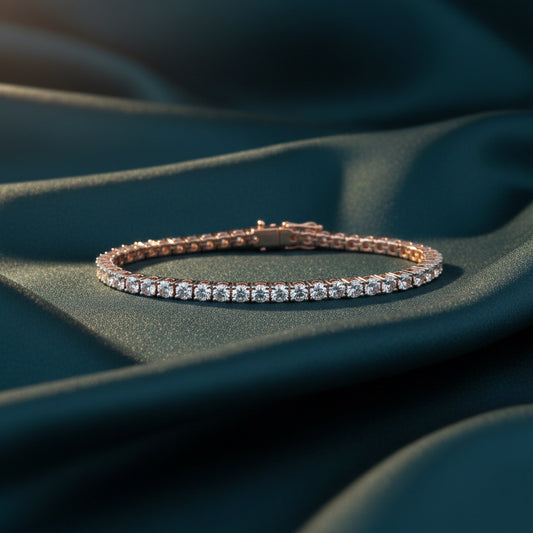 Cylven Band Diamond Tennis Bracelet