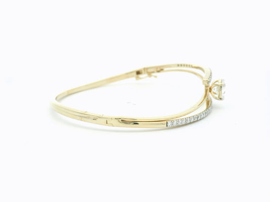 Soriel Plain Diamond Flexible Bracelet