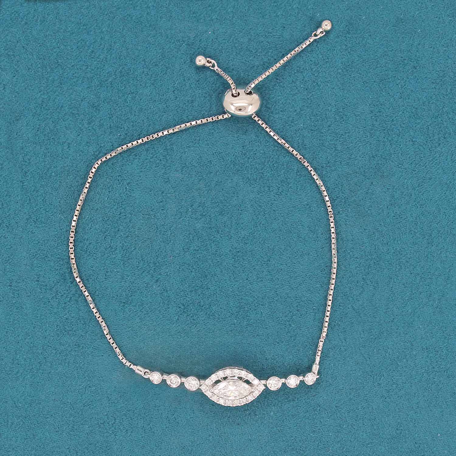 Solmira Band Diamond Chain Bracelet