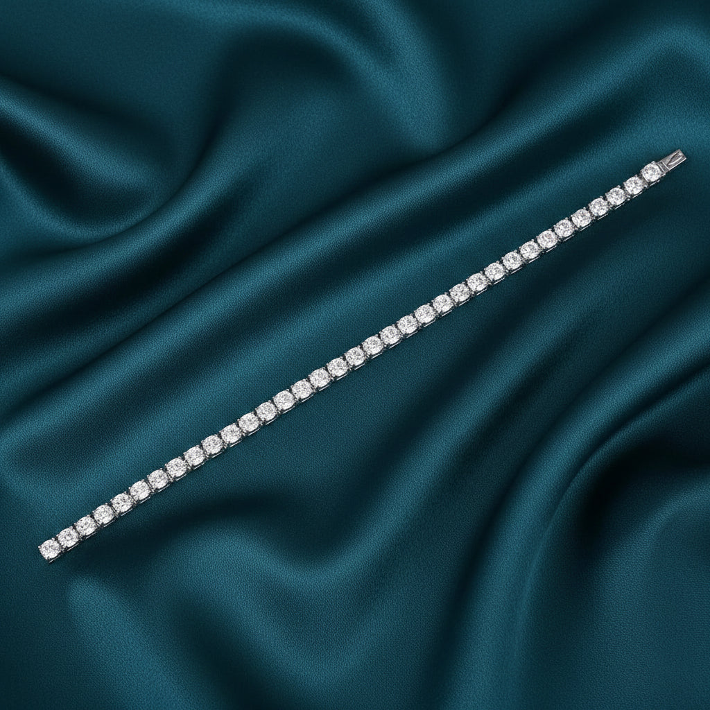 Naviel Band Diamond Tennis Bracelet