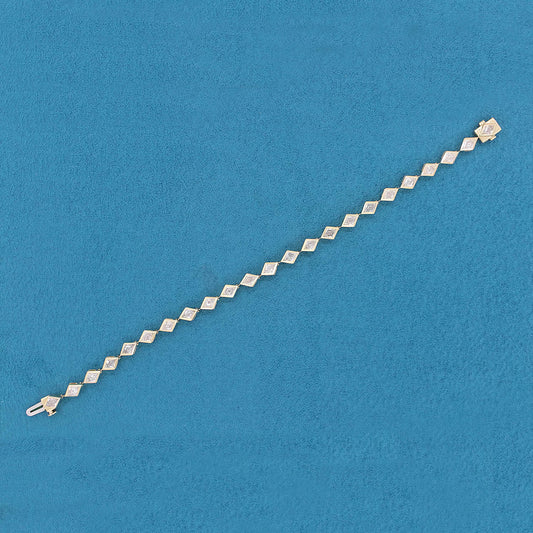 Auralis Fancy Diamond Tennis Bracelet
