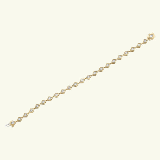Auralis Fancy Diamond Tennis Bracelet