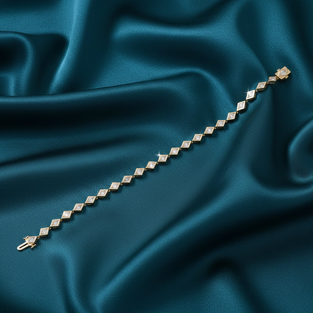 Auralis Fancy Diamond Tennis Bracelet