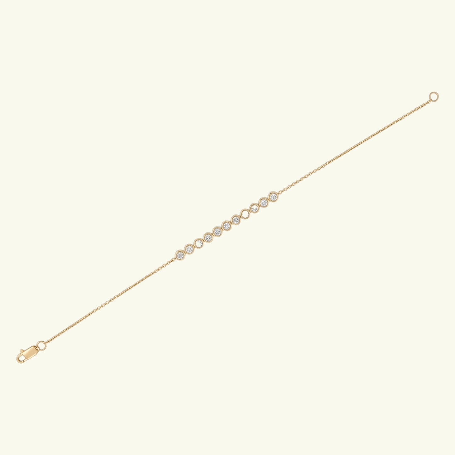 Cyrith Flow Diamond Chain Bracelet