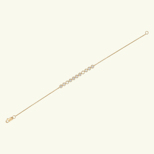 Cyrith Flow Diamond Chain Bracelet