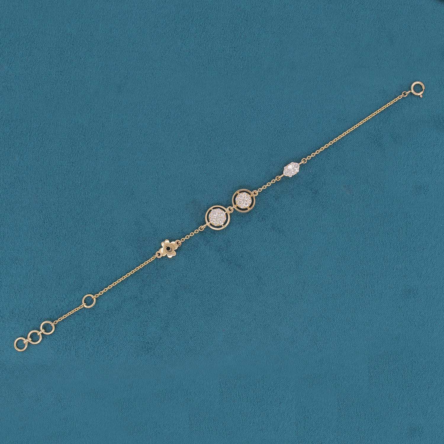 Talyra Plain Diamond Chain Bracelet