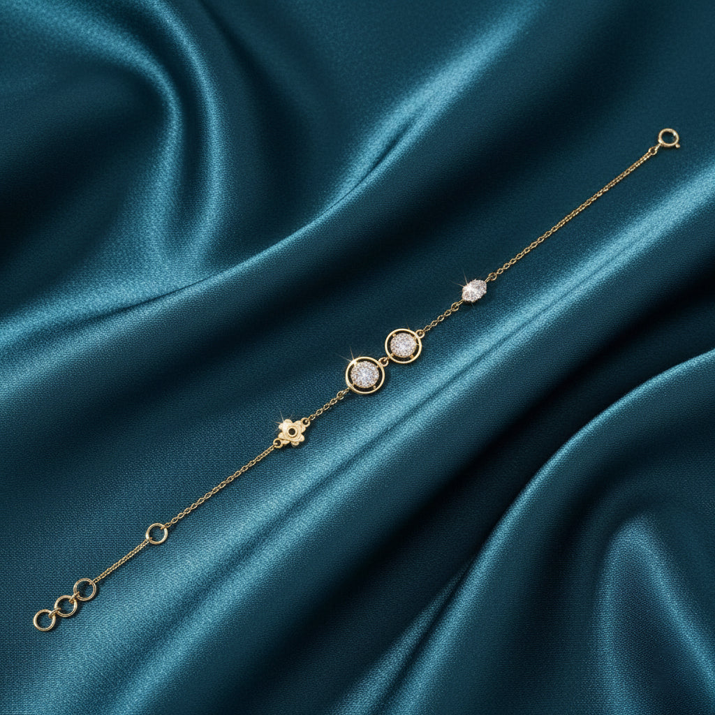 Talyra Plain Diamond Chain Bracelet