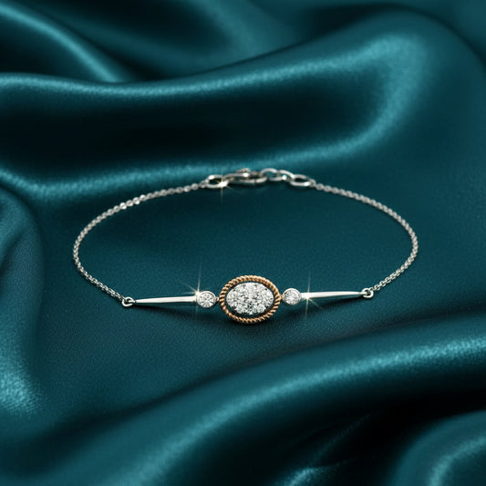 Elvara Thread Diamond Chain Bracelet
