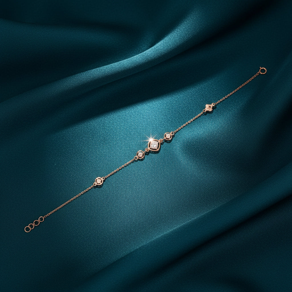 Kaurex Diamond Chain Bracelet