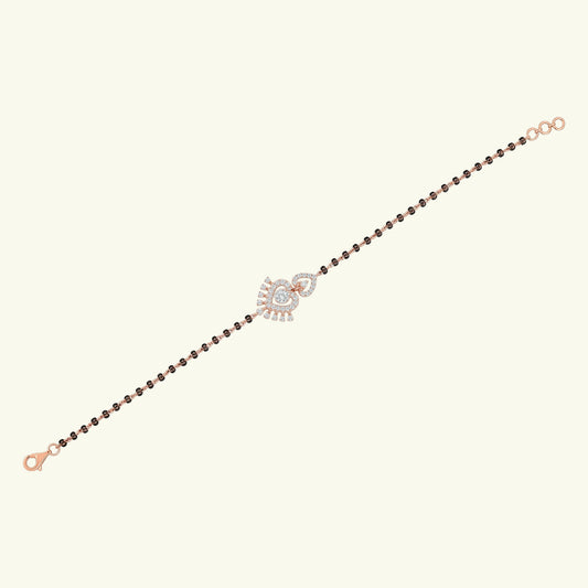 Celir Halo Diamond Chain Bracelet