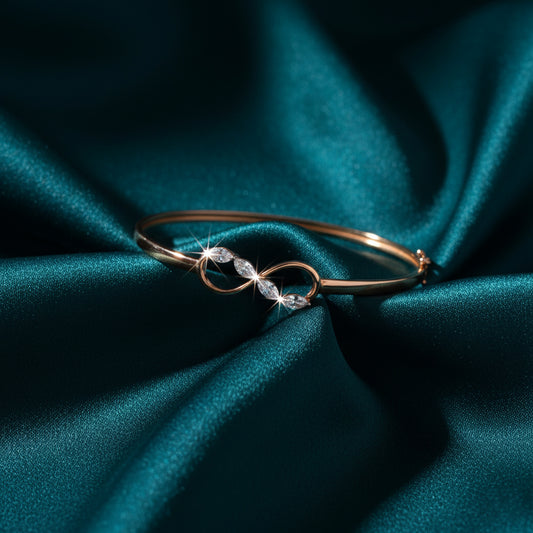 Anira Crest Diamond Oval Kada