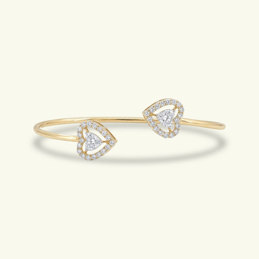 Selura Halo Diamond Flexible Bracelet