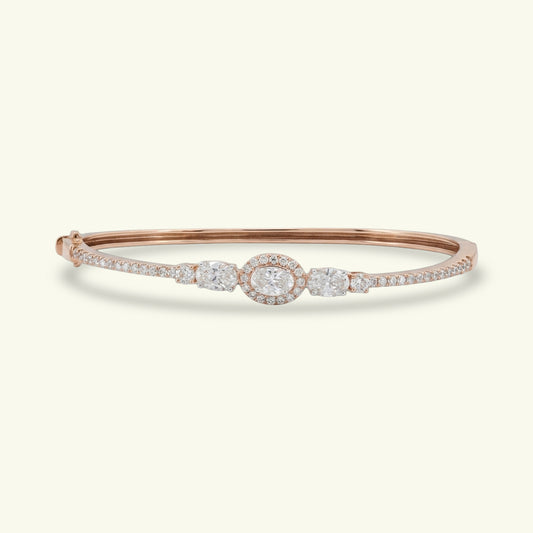 Elaren Halo Diamond Oval Kada