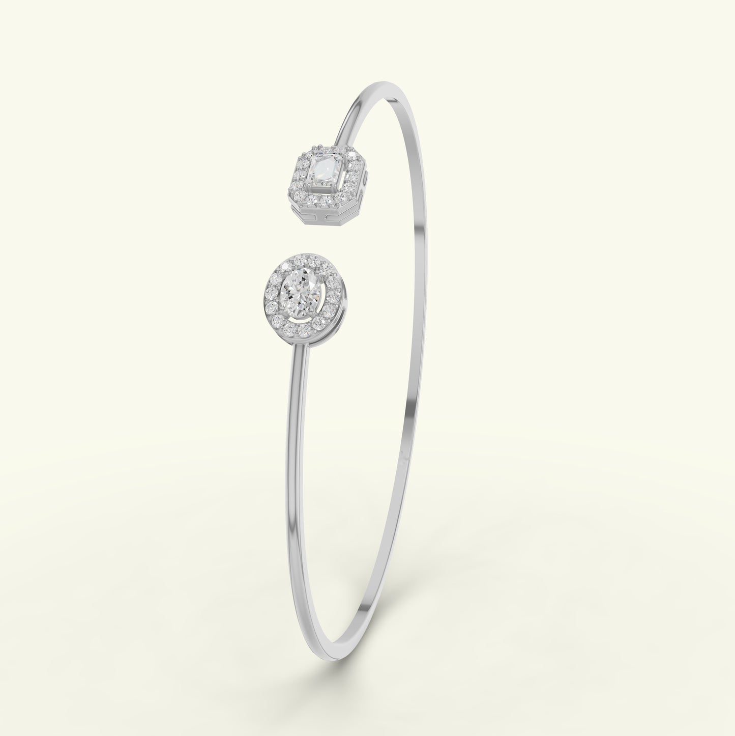 Halien Crest Diamond Flexible Bracelet