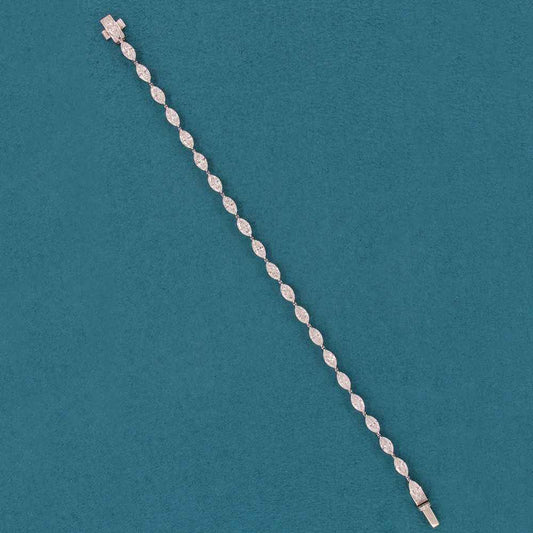 Veylin Crest Diamond Tennis Bracelet