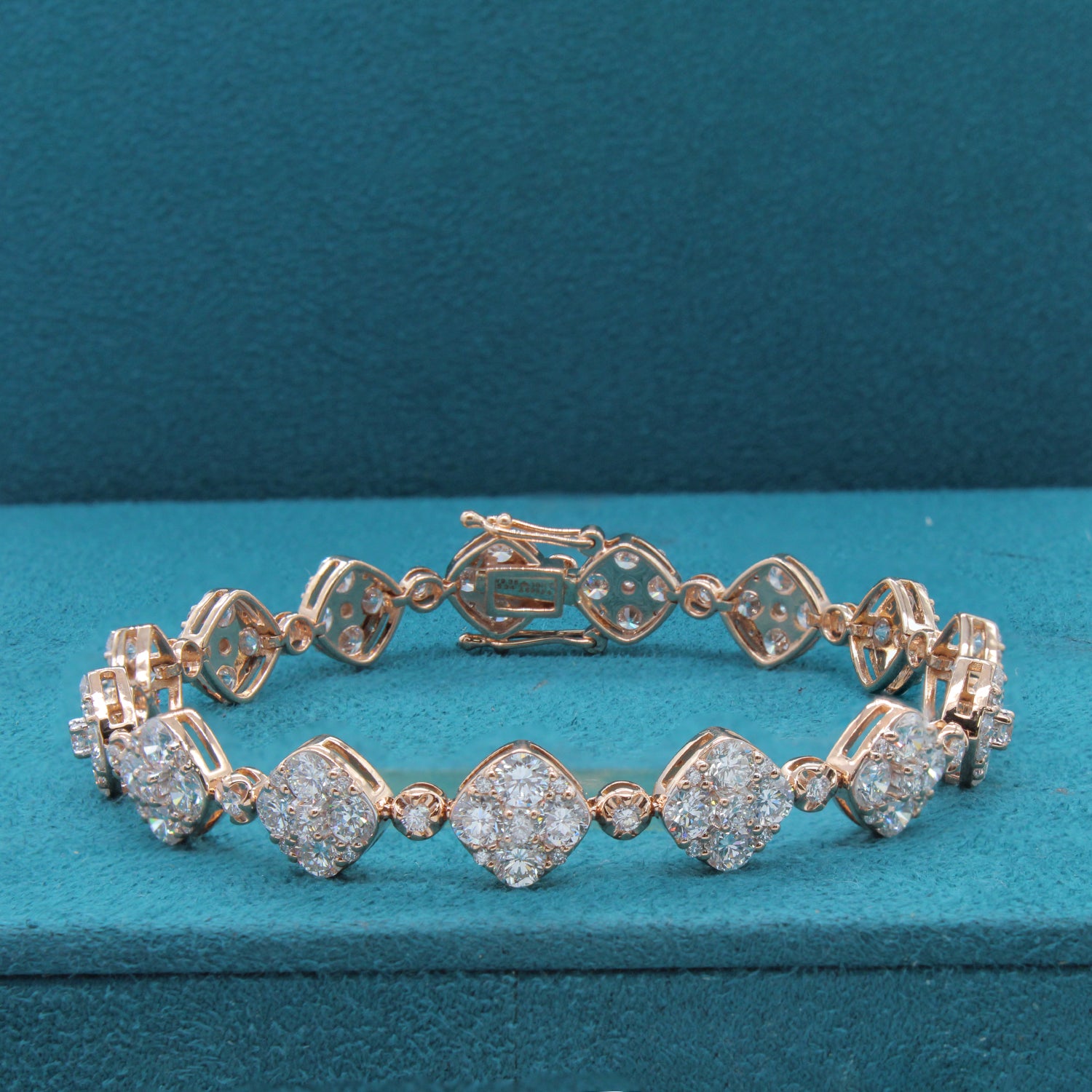 Corenna Halo Diamond Bracelet