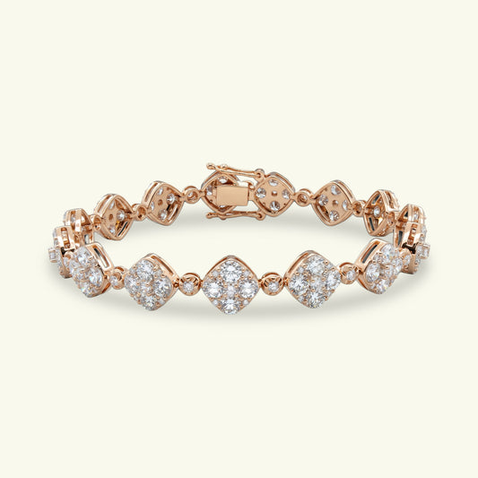 Corenna Halo Diamond Bracelet