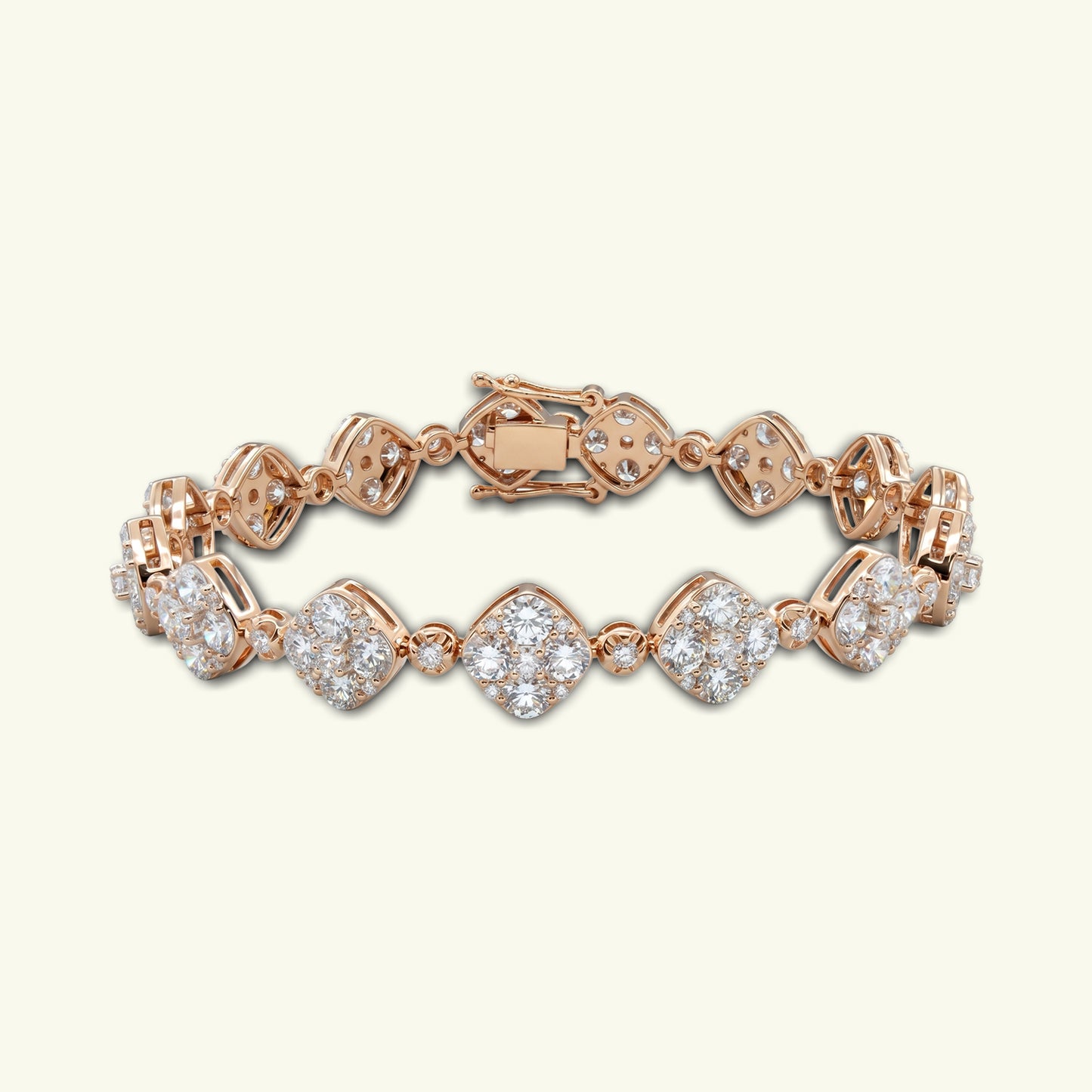 Corenna Halo Diamond Bracelet