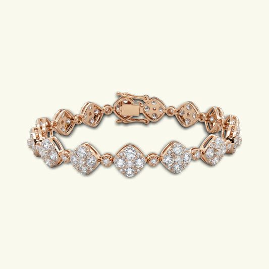 Corenna Halo Diamond Bracelet
