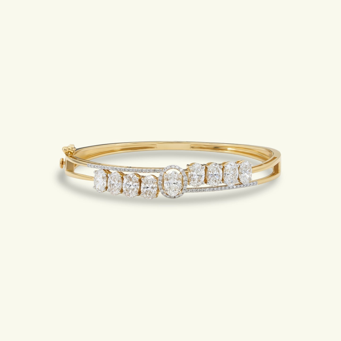Arelis Oval Diamond Kada