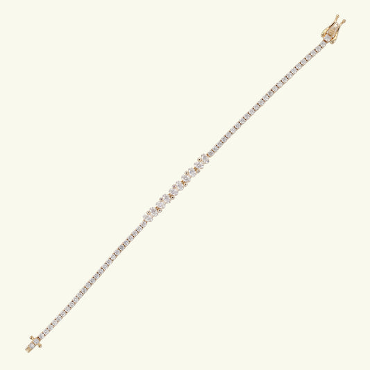 Elvara Line Diamond Tennis Bracelet
