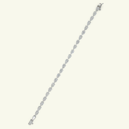Arlune Line Diamond Tennis Bracelet