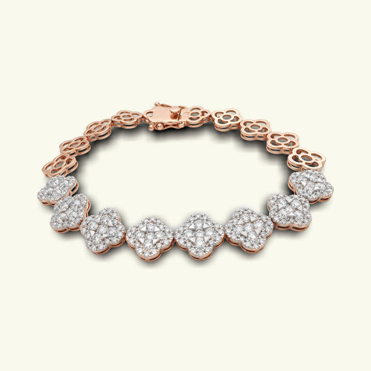  Calista Weave Diamond Bracelet 