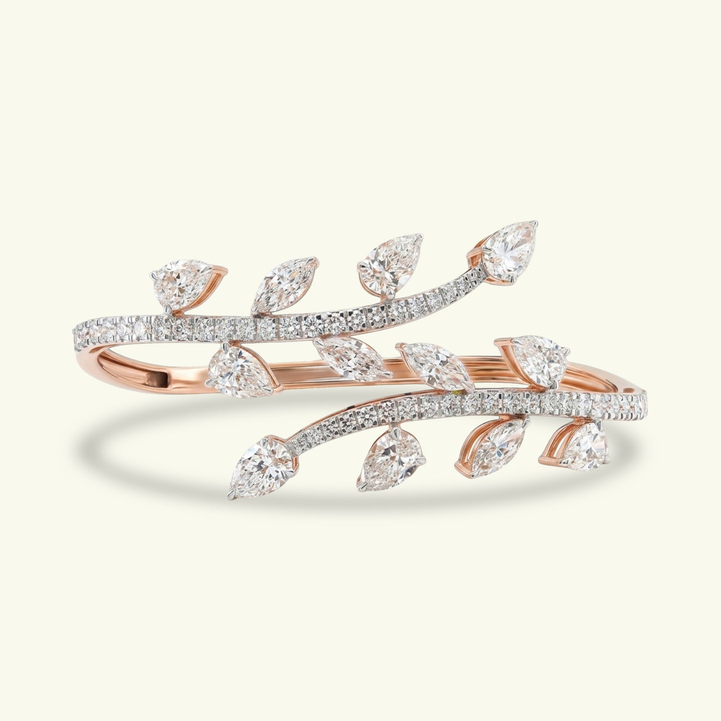 Evanthe Leaf Diamond Bracelet