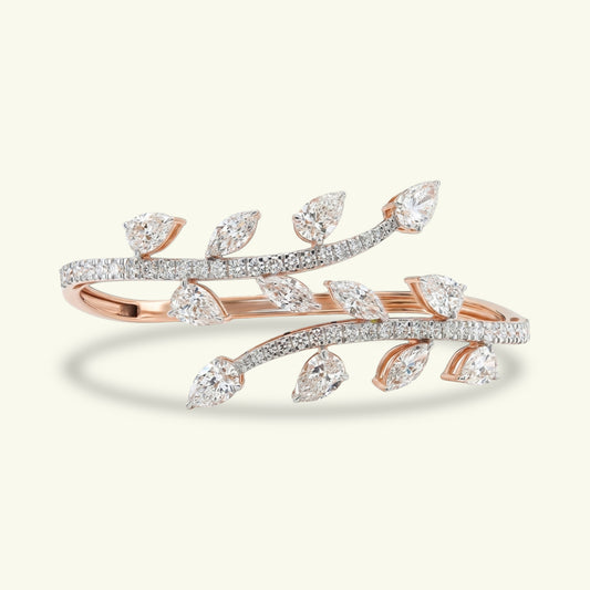 Evanthe Leaf Diamond Bracelet