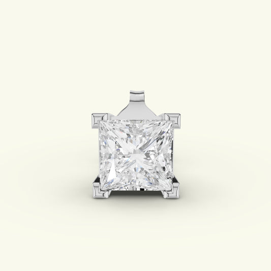 Zeir Solitaire Diamond Mens Stud