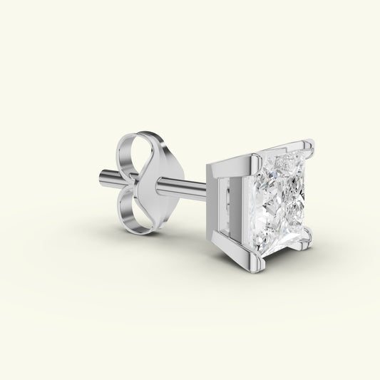 Zeir Solitaire Diamond Mens Stud