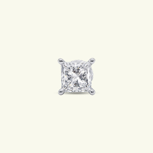 Zeir Solitaire Diamond Mens Stud