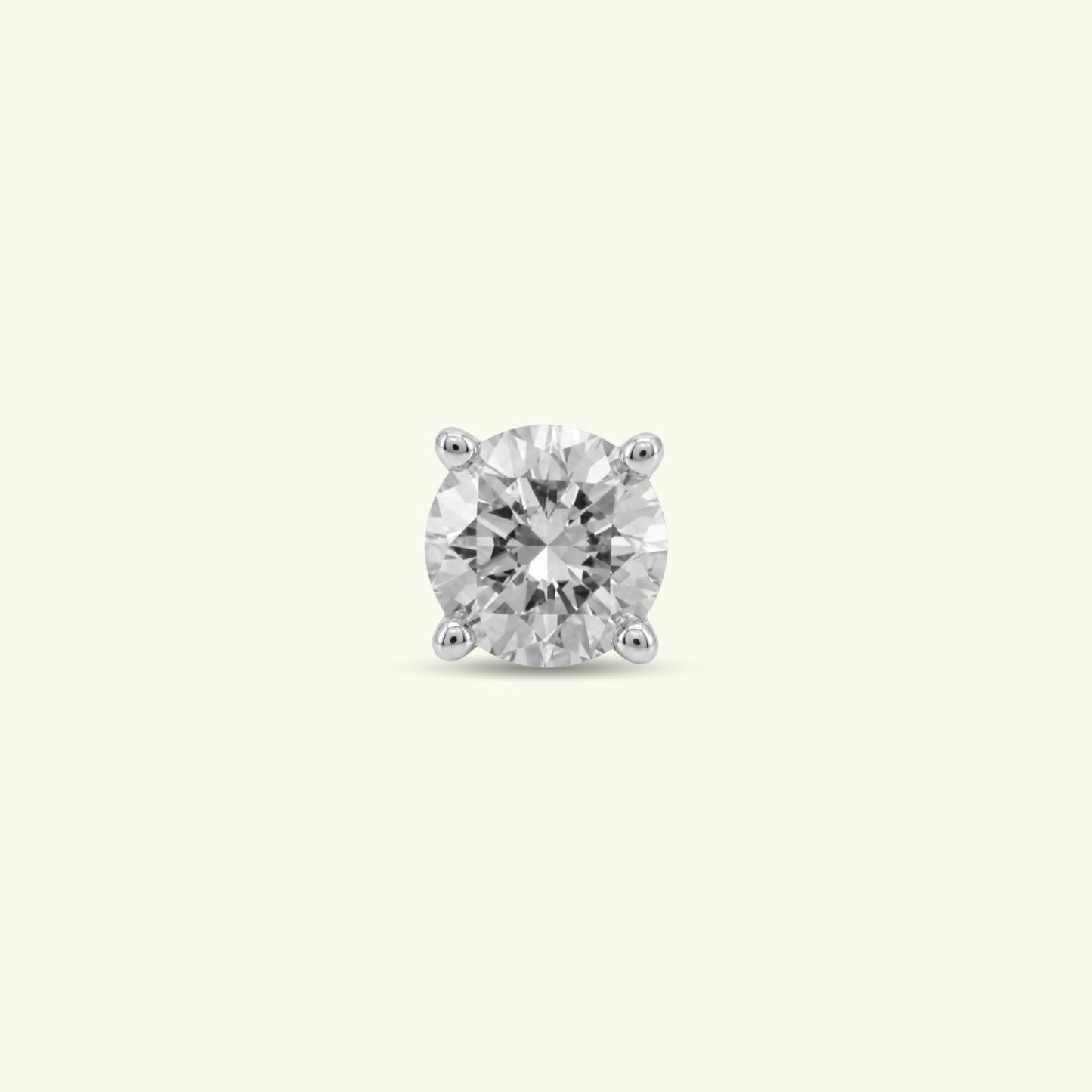 Draven Solitaire Diamond Mens Stud