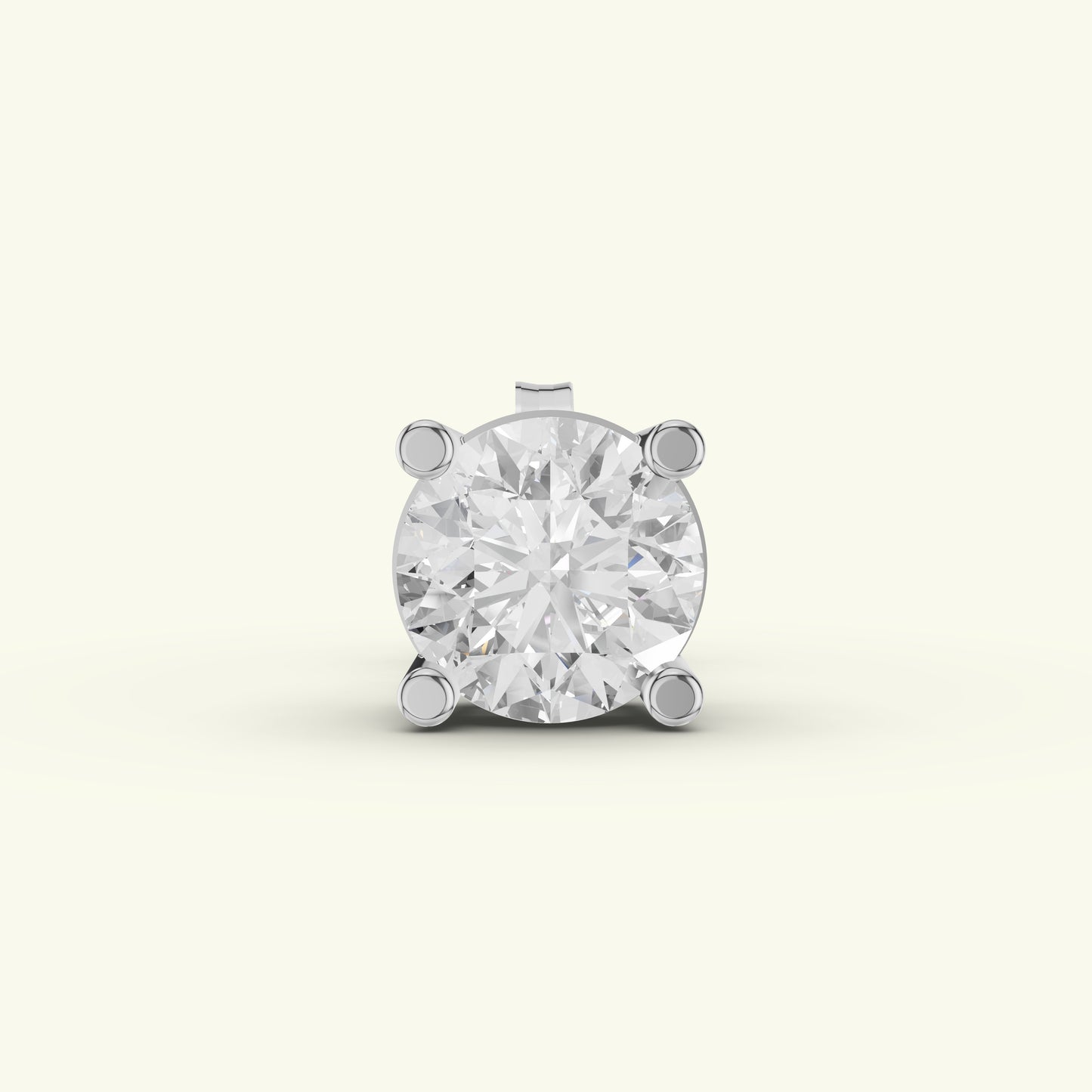 Draven Solitaire Diamond Mens Stud