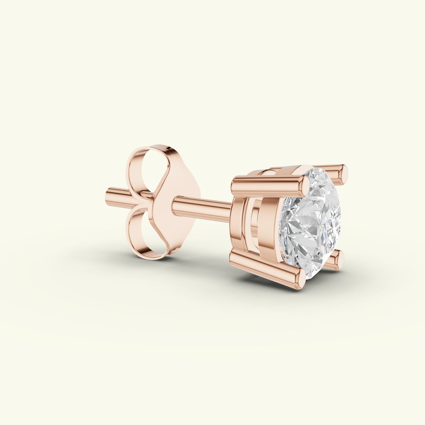 Draven Solitaire Diamond Mens Stud