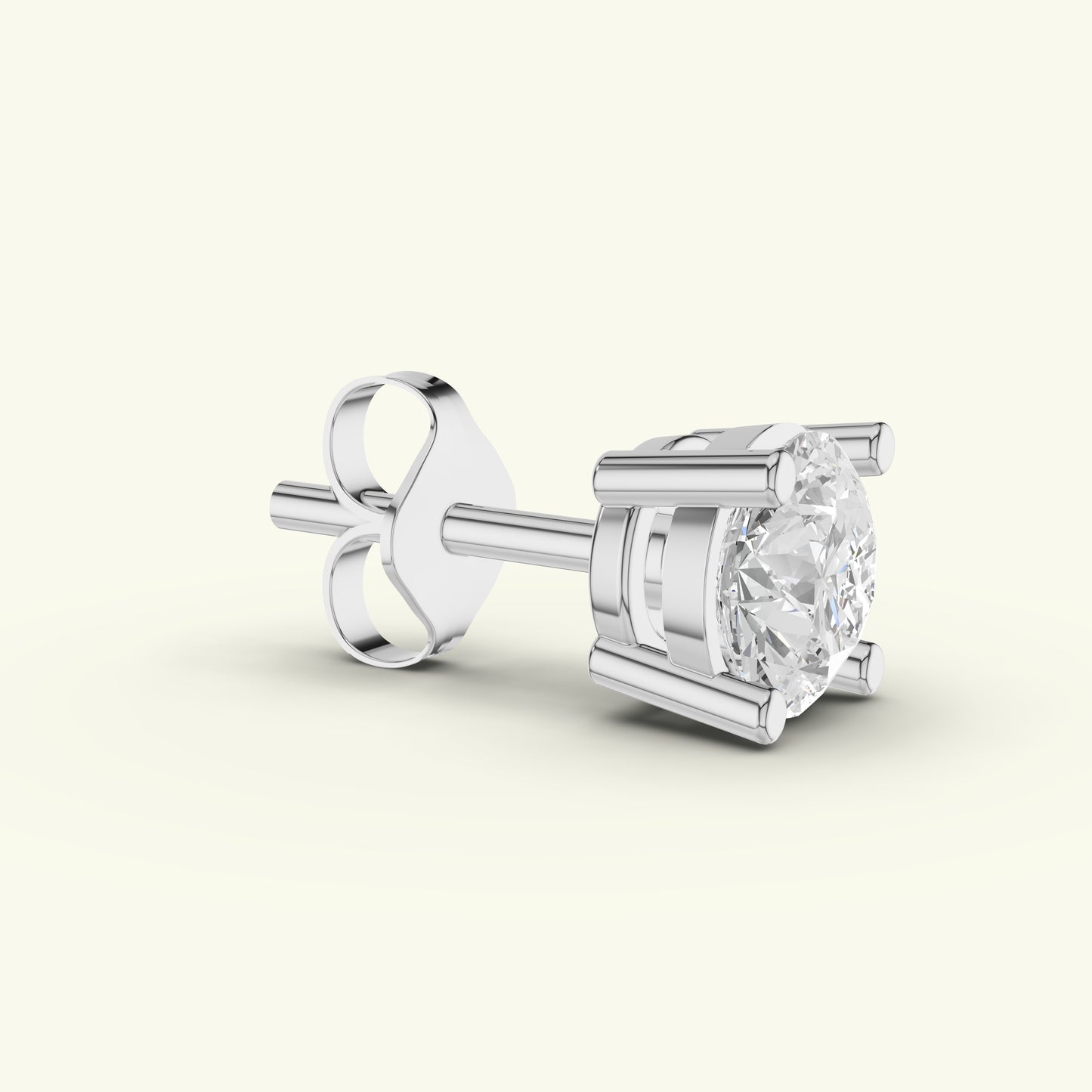 Draven Solitaire Diamond Mens Stud