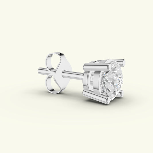 Draven Solitaire Diamond Mens Stud