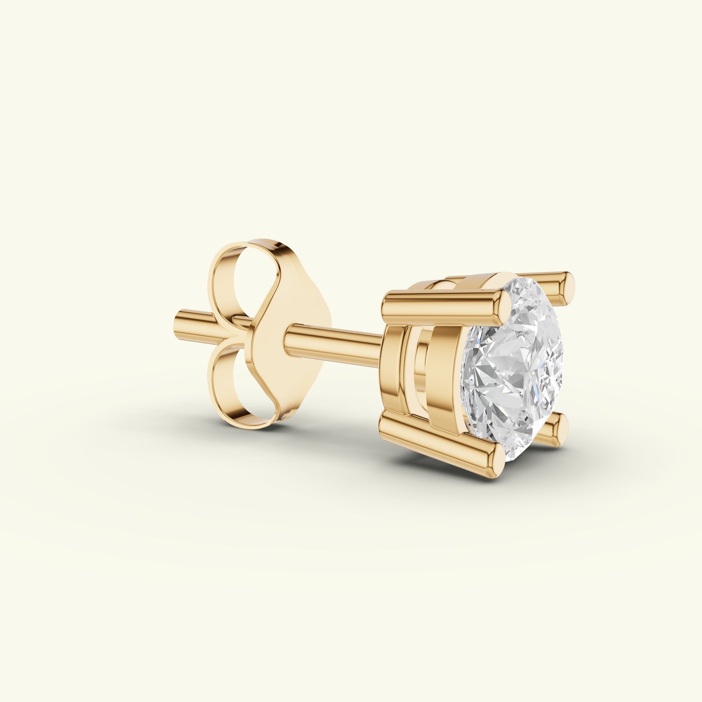 Draven Solitaire Diamond Mens Stud