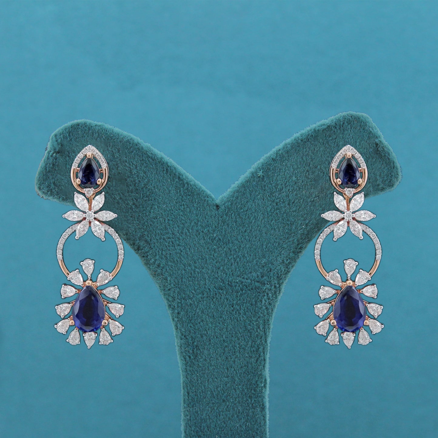 Cyrine Diamond Chandelier Earring