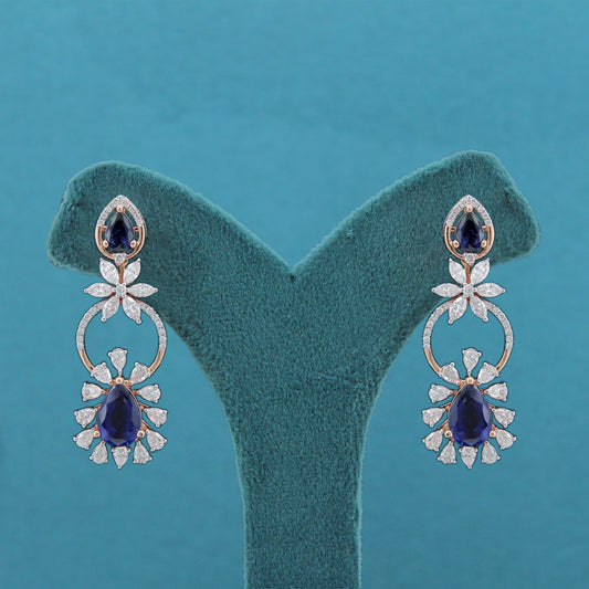 Cyrine Diamond Chandelier Earring